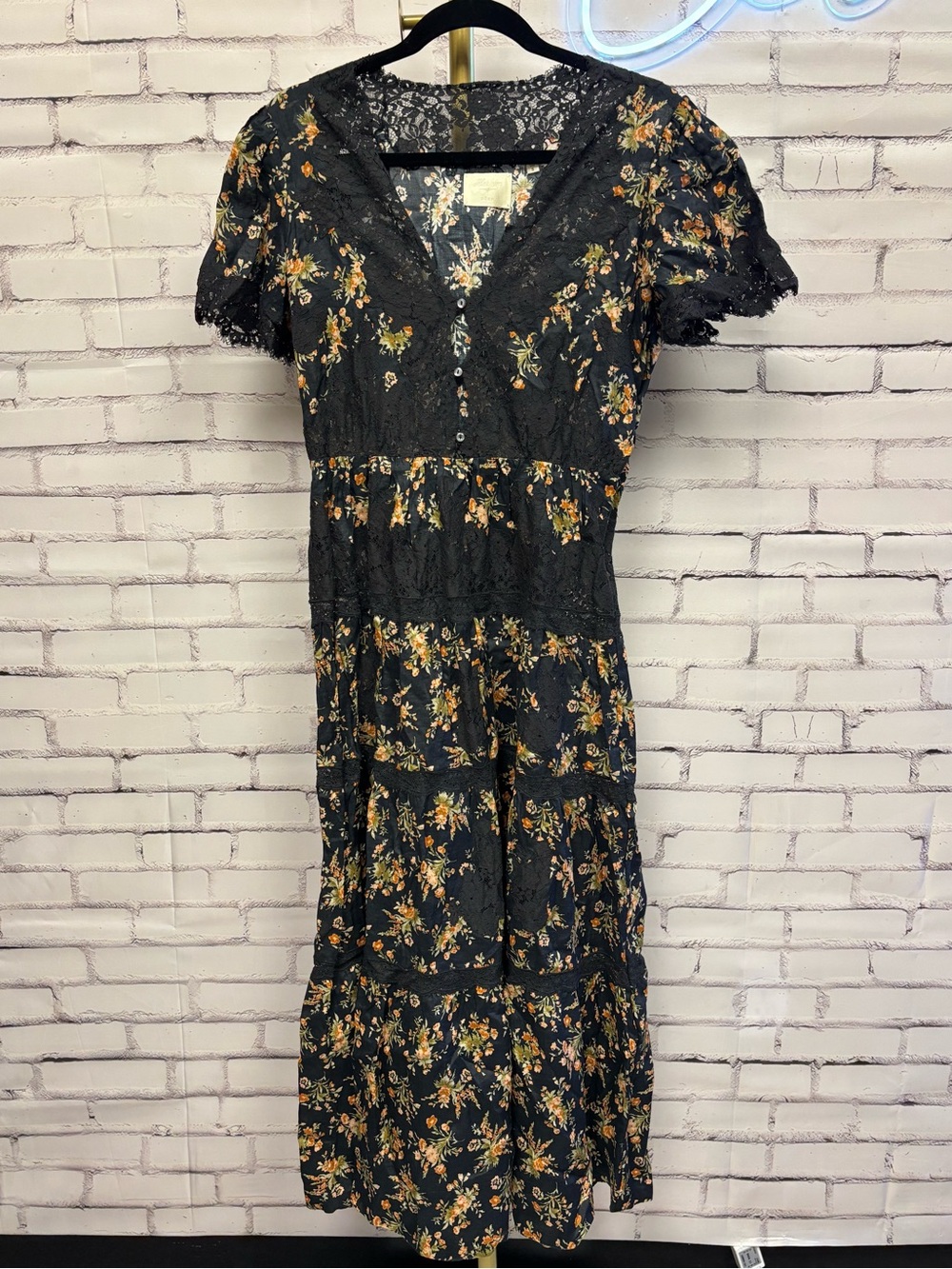 Doen Graciella Dress, Foxglove Floral - Small - Picture 2 of 5